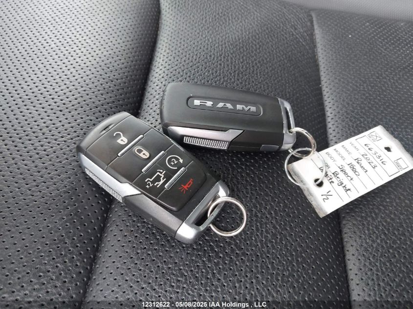 2023 Ram 1500 Sport VIN: 1C6SRFVT7PN663316 Lot: 12312622