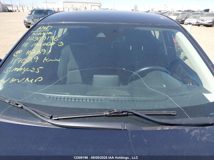 2018 Mazda Mazda3 50Th Anniversary Edition/Gs/Se VIN: JM1BN1V73J1162691 Lot: 12309196X