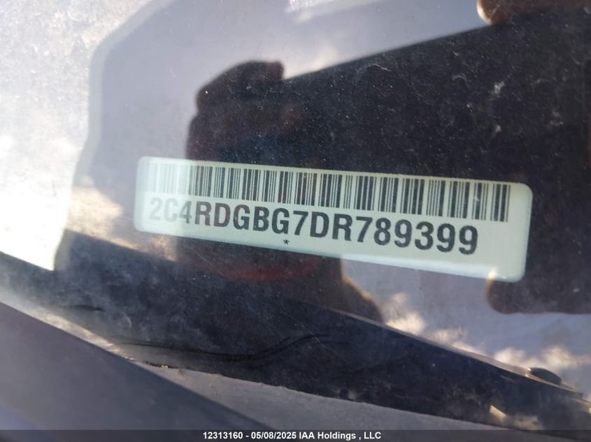 2013 Dodge Grand Caravan Se/Sxt VIN: 2C4RDGBG7DR789399 Lot: 12313160