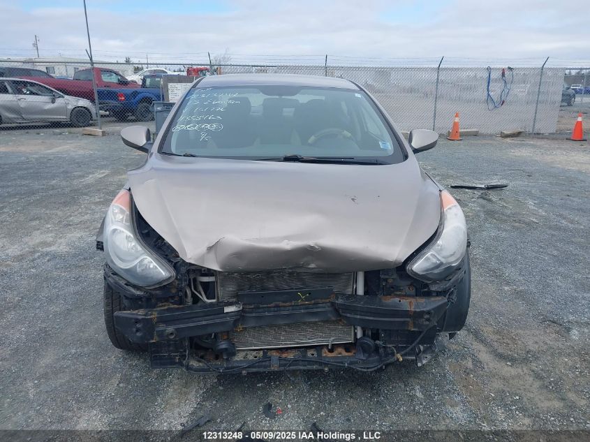 2013 Hyundai Elantra Gl VIN: 5NPDH4AE7DH151776 Lot: 12313248