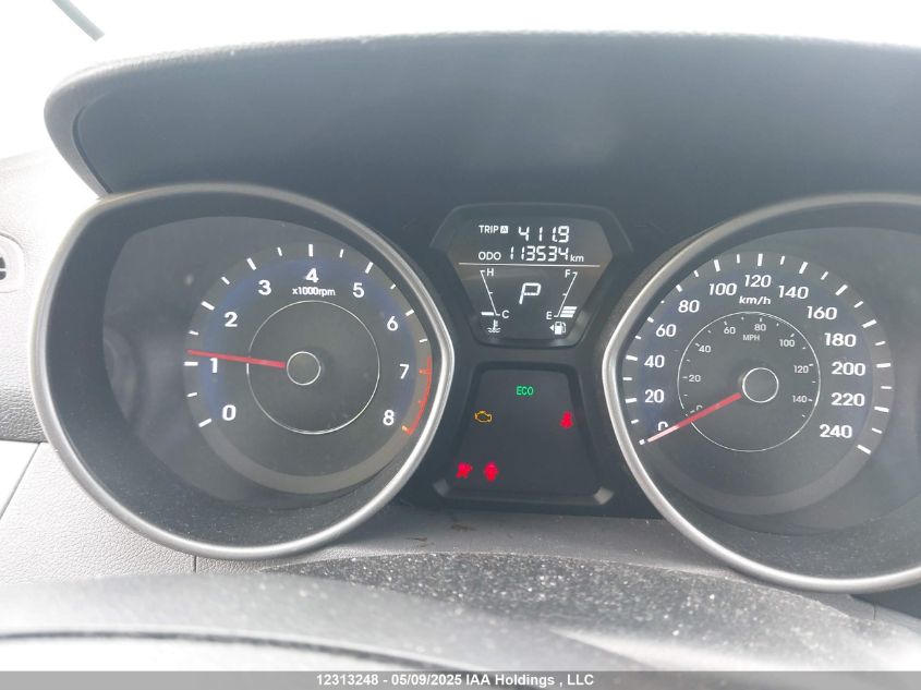 2013 Hyundai Elantra Gl VIN: 5NPDH4AE7DH151776 Lot: 12313248