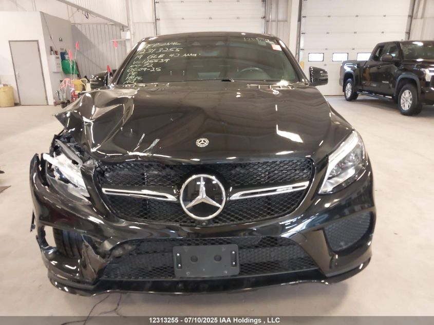2019 Mercedes-Benz Gle Coupe 43 Amg VIN: 4JGED6EBXKA126639 Lot: 12313255