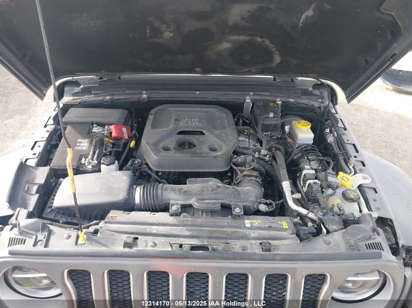 2021 Jeep Wrangler Unlimited Sahara VIN: 1C4HJXEN7MW692290 Lot: 12314170