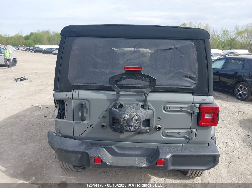 2021 Jeep Wrangler Unlimited Sahara VIN: 1C4HJXEN7MW692290 Lot: 12314170