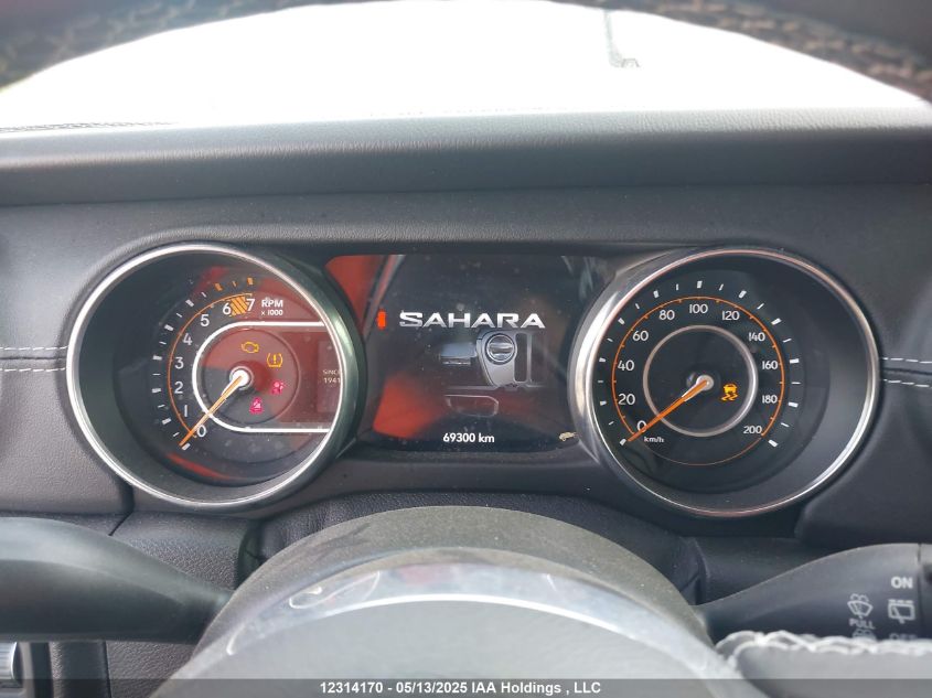 2021 Jeep Wrangler Unlimited Sahara VIN: 1C4HJXEN7MW692290 Lot: 12314170