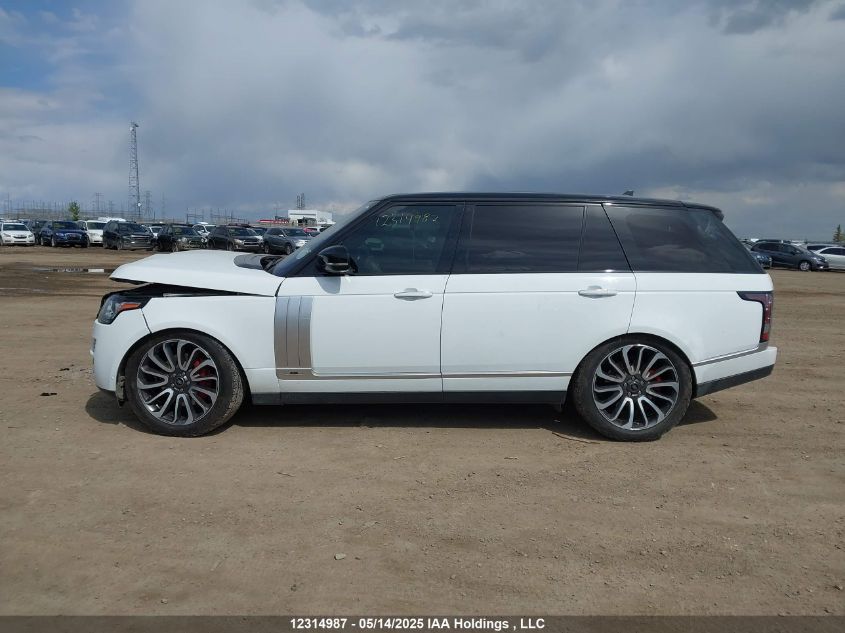 2016 Land Rover Range Rover Autobiography VIN: SALGV3EFXGA246274 Lot: 12314987