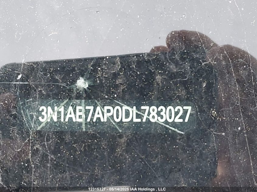 2013 Nissan Sentra S/Sv/Sr/Sl VIN: 3N1AB7AP0DL783027 Lot: 12315327