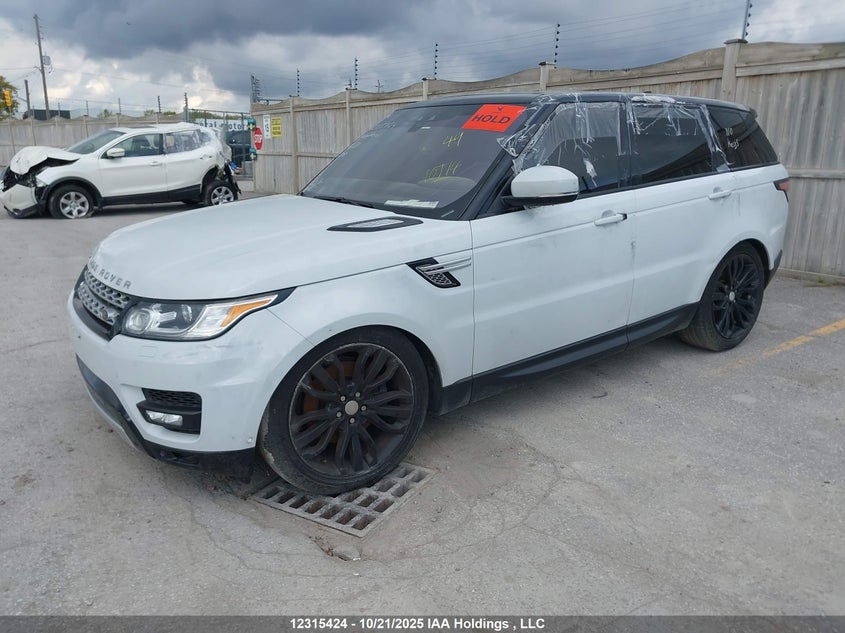 2017 Land Rover Range Rover Sport Hse, Theft Recovery, IAAI, VIN SALWR2FK3HA166581 — photo 2