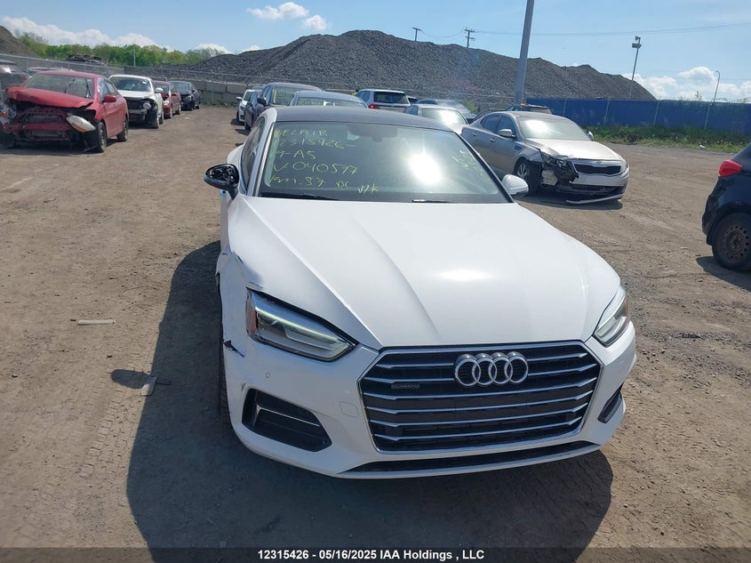 2019 Audi A5 Sportback VIN: WAUANCF55KA040577 Lot: 12315426