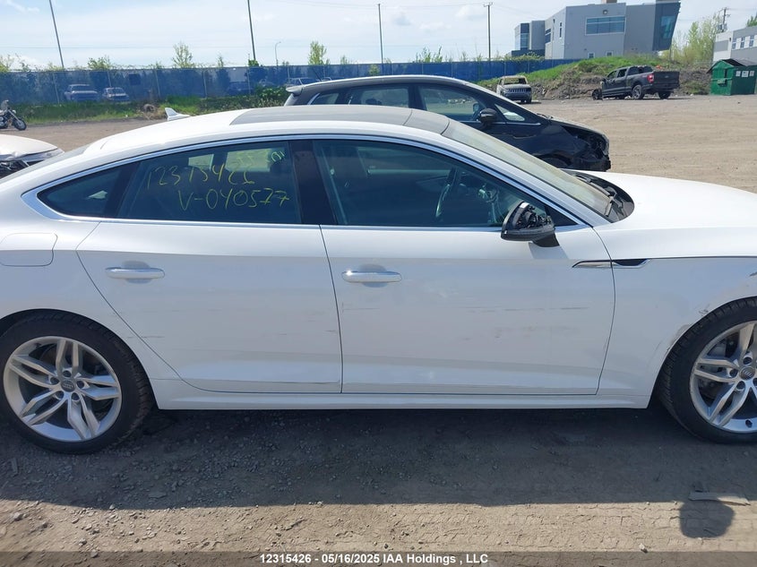 2019 Audi A5 Sportback VIN: WAUANCF55KA040577 Lot: 12315426