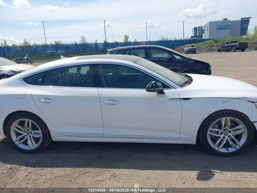 2019 Audi A5 Sportback VIN: WAUANCF55KA040577 Lot: 12315426