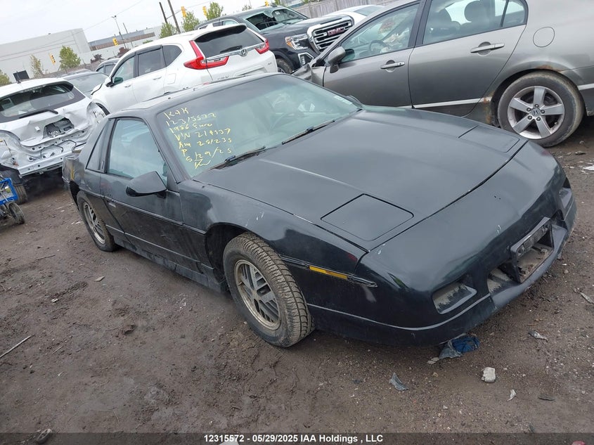 1G2PF3793GP214537 1986 Pontiac Fiero Se auction photo 1