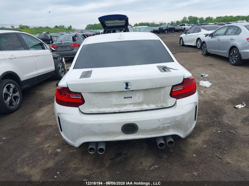 2017 BMW M2 VIN: WBS1H9C51HV786441 Lot: 12316194