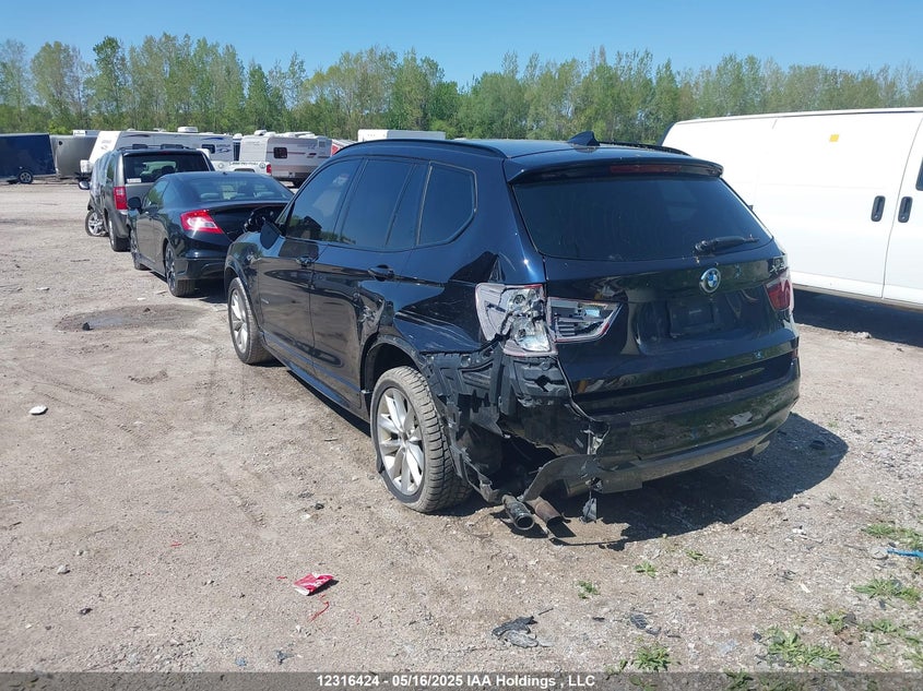 2017 BMW X3 xDrive28I VIN: 5UXWX9C38H0W79431 Lot: 12316424