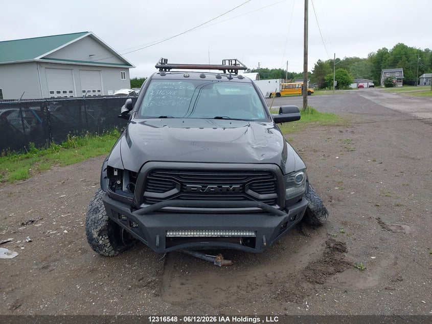 2018 Ram 2500 6.7 Laramie Black Lot 111012316548 Vin 3C6UR5FL6JG344247