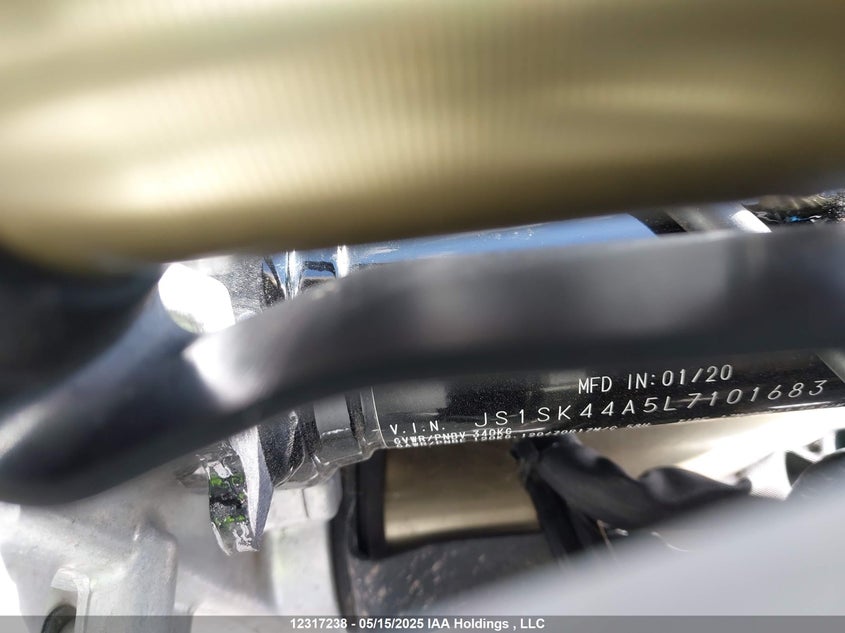 2020 Suzuki Dr-Z400 Sm VIN: JS1SK44A5L7101683 Lot: 12317238