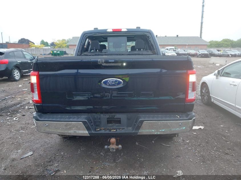 2022 Ford F-150 Lariat VIN: 1FTEW1EP2NKF09065 Lot: 12317288