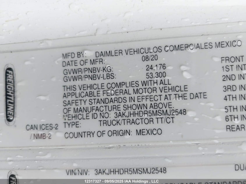 3AKJHHDR5MSMJ2548 2021   photo no. 18