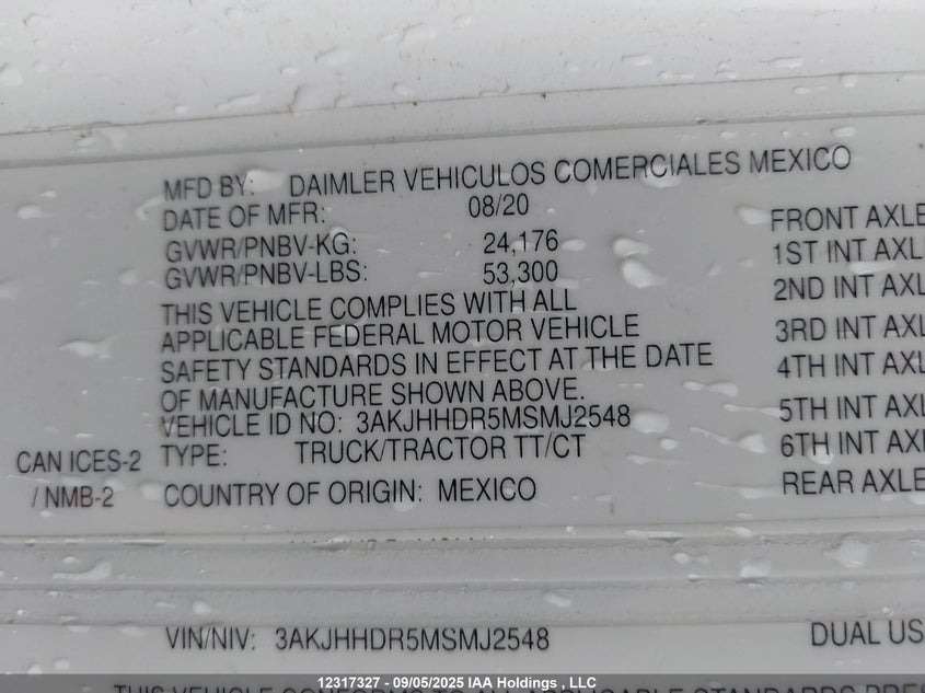 3AKJHHDR5MSMJ2548 2021   photo no. 9
