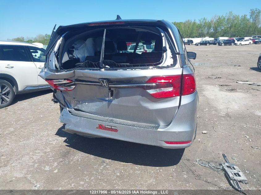2022 Honda Odyssey Exl VIN: 5FNRL6H61NB501028 Lot: 12317956