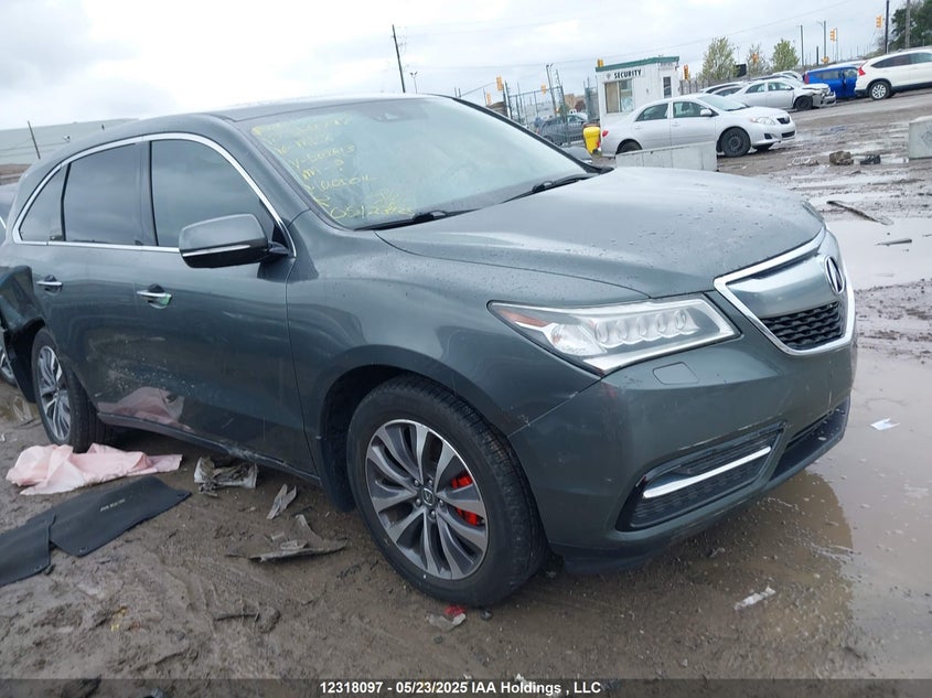 5FRYD4H4XGB502613 2016 Acura Mdx Navigation Package auction photo 1
