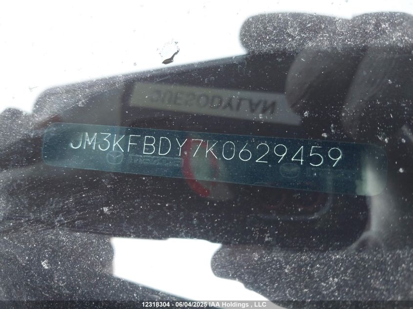 2019 Mazda Cx-5 Gt W/Turbo VIN: JM3KFBDY7K0629459 Lot: 12318304