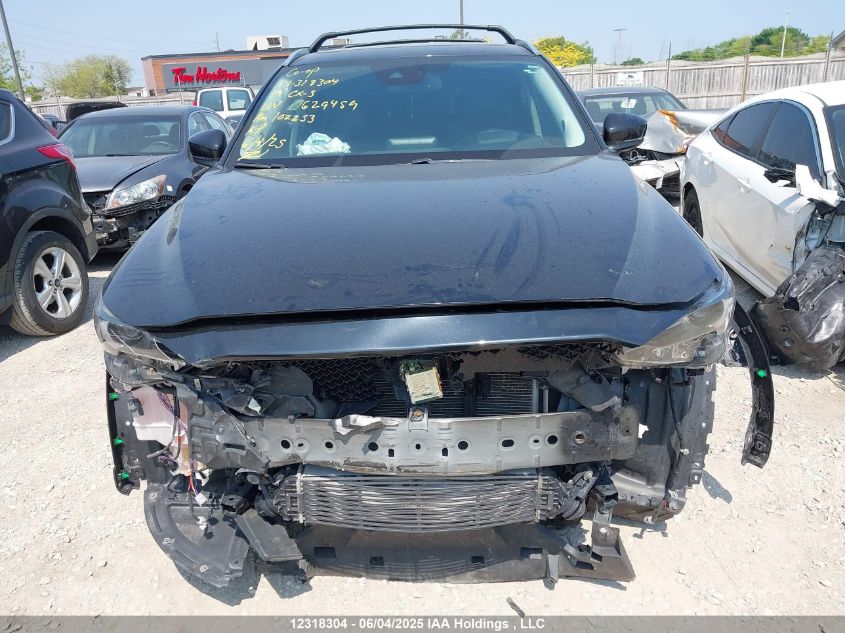 2019 Mazda Cx-5 Gt W/Turbo VIN: JM3KFBDY7K0629459 Lot: 12318304