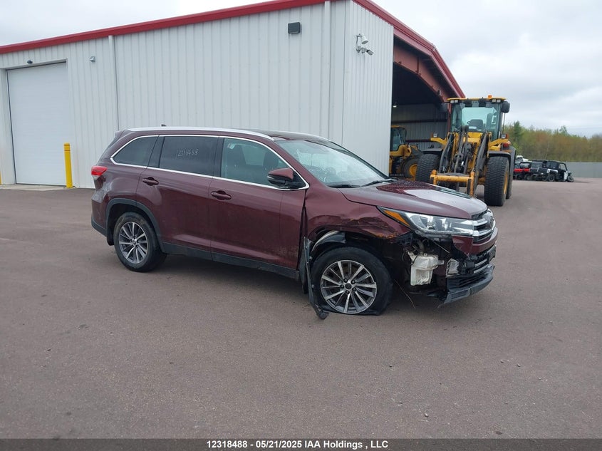 5TDJZRFH4KS981025 2019 Toyota Highlander Se/Xle auction photo 1