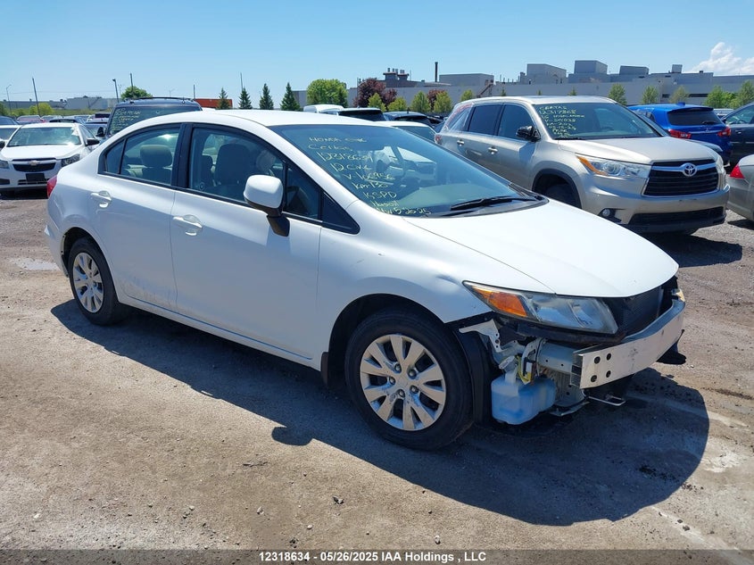 2HGFB2F45CH106956 2012 Honda Civic Lx auction photo 1