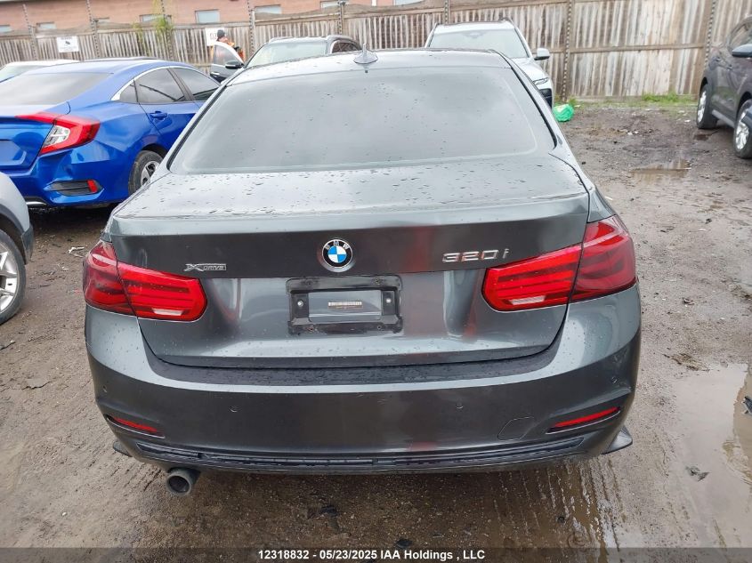 2016 BMW 320I xDrive VIN: WBA8E5G55GNT93989 Lot: 12318832