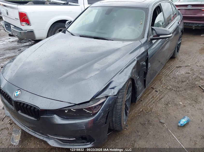2016 BMW 320I xDrive VIN: WBA8E5G55GNT93989 Lot: 12318832