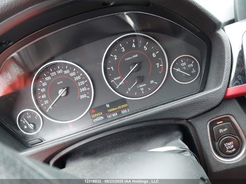 2016 BMW 320I xDrive VIN: WBA8E5G55GNT93989 Lot: 12318832