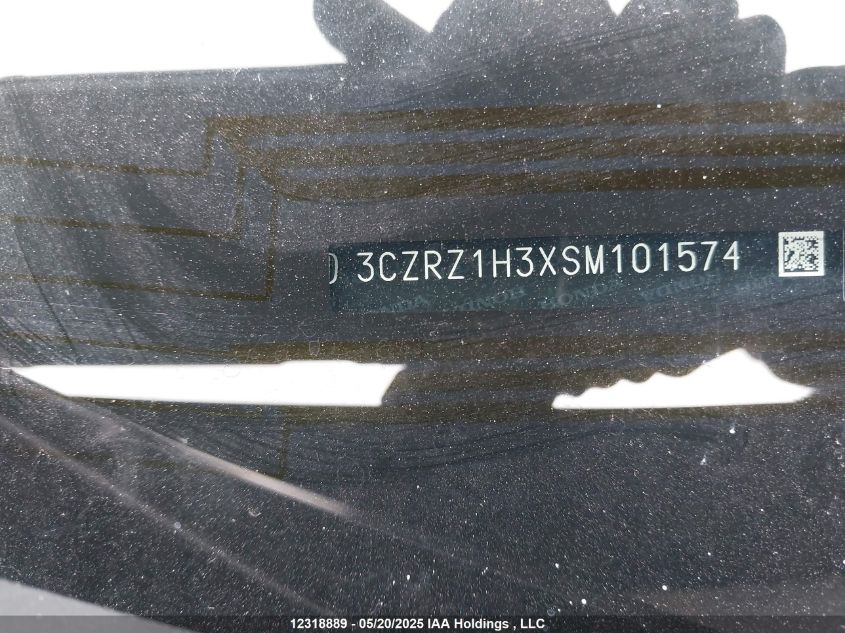 2025 Honda Hr-V VIN: 3CZRZ1H3XSM101574 Lot: 12318889