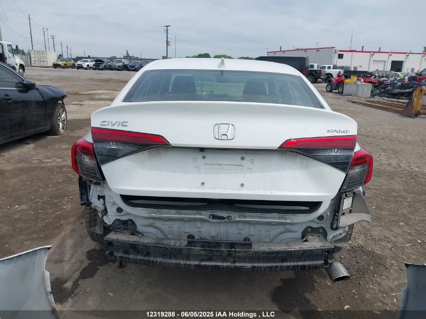 2024 Honda Civic Sedan VIN: 2HGFE2F53RH104602 Lot: 12319288