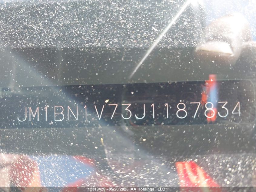 2018 Mazda Mazda3 VIN: JM1BN1V73J1187834 Lot: 12319425