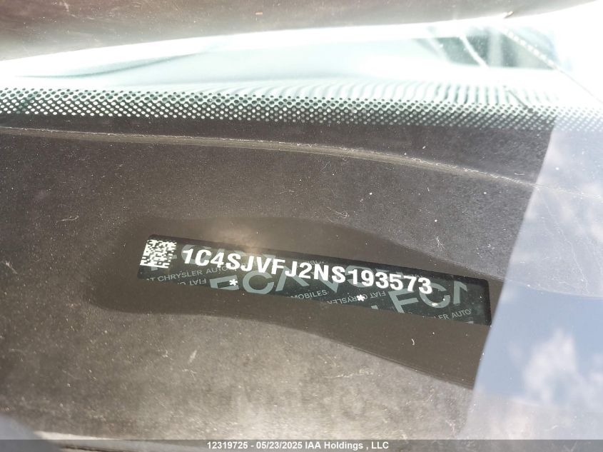 2022 Jeep Grand Wagoneer Series Ii VIN: 1C4SJVFJ2NS193573 Lot: 12319725