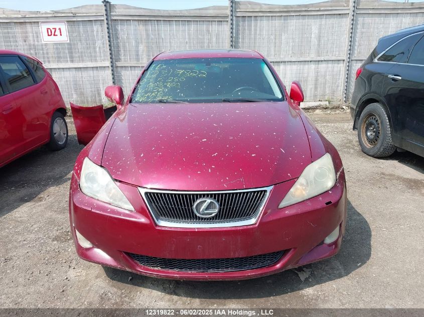 2007 Lexus Is 250 VIN: JTHCK262575008960 Lot: 12319822