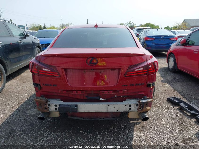 2007 Lexus Is 250 VIN: JTHCK262575008960 Lot: 12319822