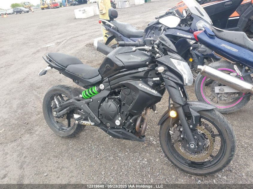 2014 Kawasaki Er650 Ff VIN: JKAEREF13EDA17509 Lot: 12319840