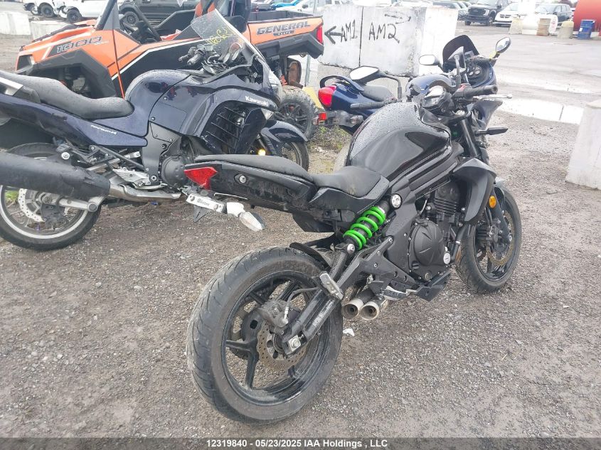 2014 Kawasaki Er650 Ff VIN: JKAEREF13EDA17509 Lot: 12319840