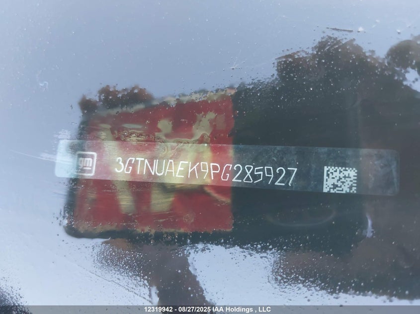 2023 GMC Sierra K1500 VIN: 3GTNUAEK9PG285927 Lot: 12319942