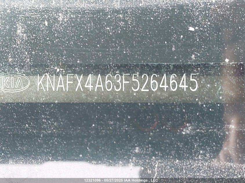 2015 Kia Forte VIN: KNAFX4A63F5264645 Lot: 12321096