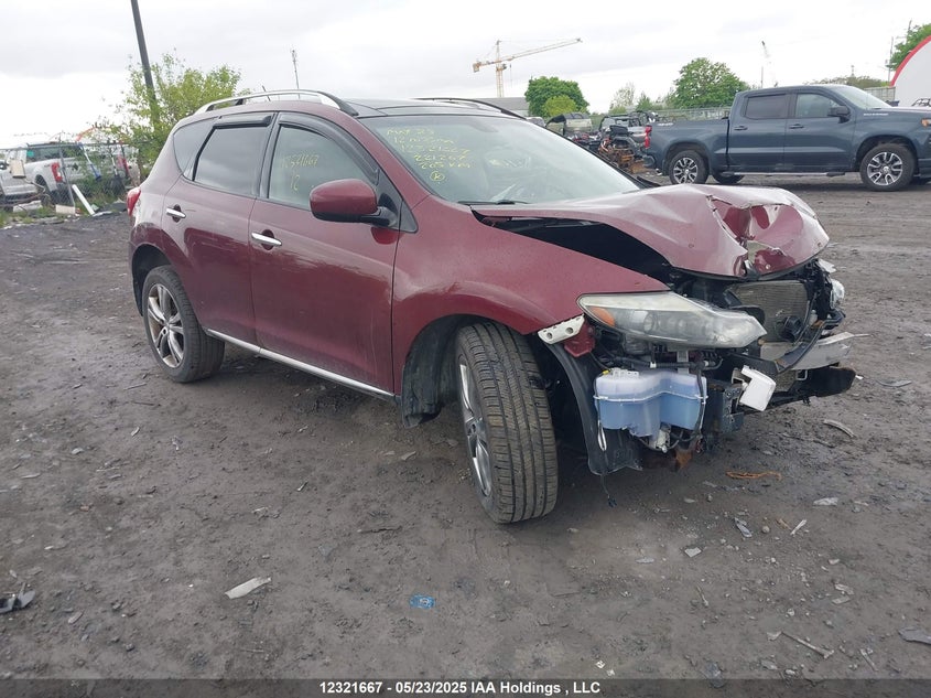 JN8AZ1MW8CW221267 2012 Nissan Murano S/Sl/Le auction photo 1