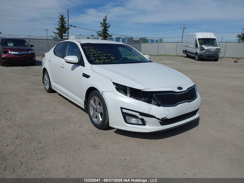 KNAGM4A70F5610320 2015 Kia Optima Lx auction photo 1
