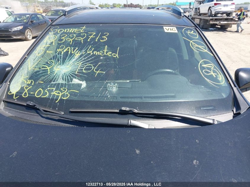 2015 Toyota Rav4 Limited VIN: 2T3DFREV0FW243904 Lot: 12322713