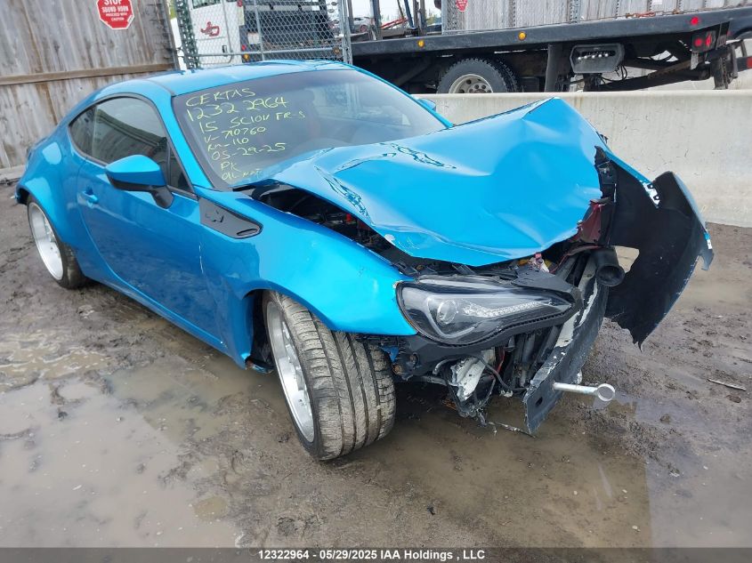 JF1ZNAA10F9710760 TOYOTA SCION FR-S Photo 1