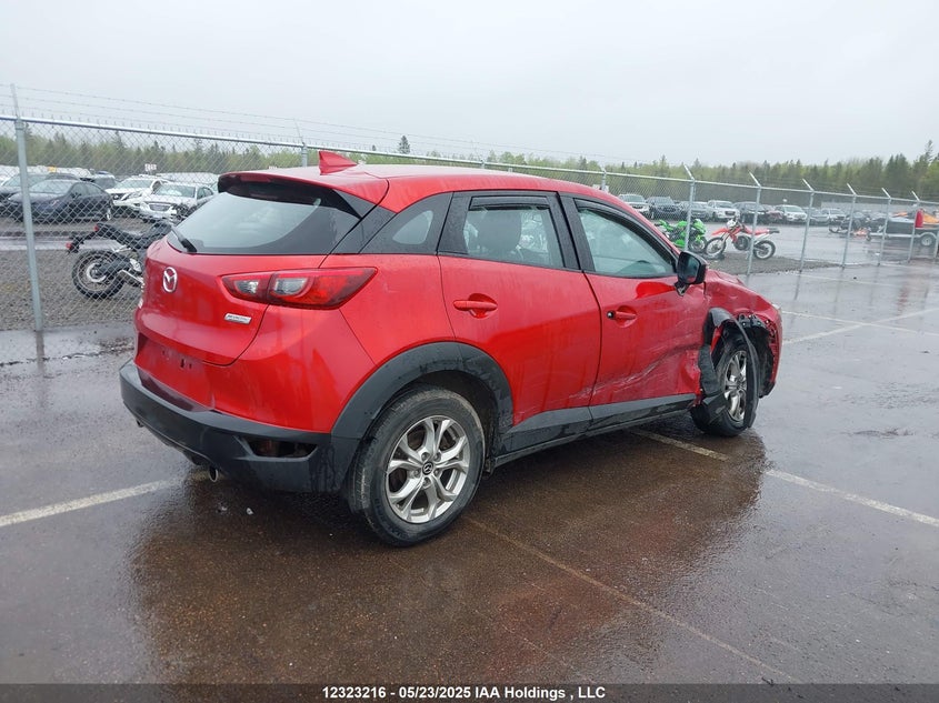 Vin: jm1dkfc74j0306238, lot: 2695340, mazda cx-3 touring 20184