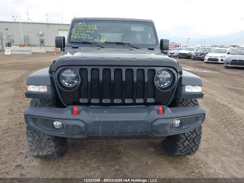 2021 Jeep Wrangler Unlimited Willys VIN: 1C4HJXDN1MW503747 Lot: 12323308