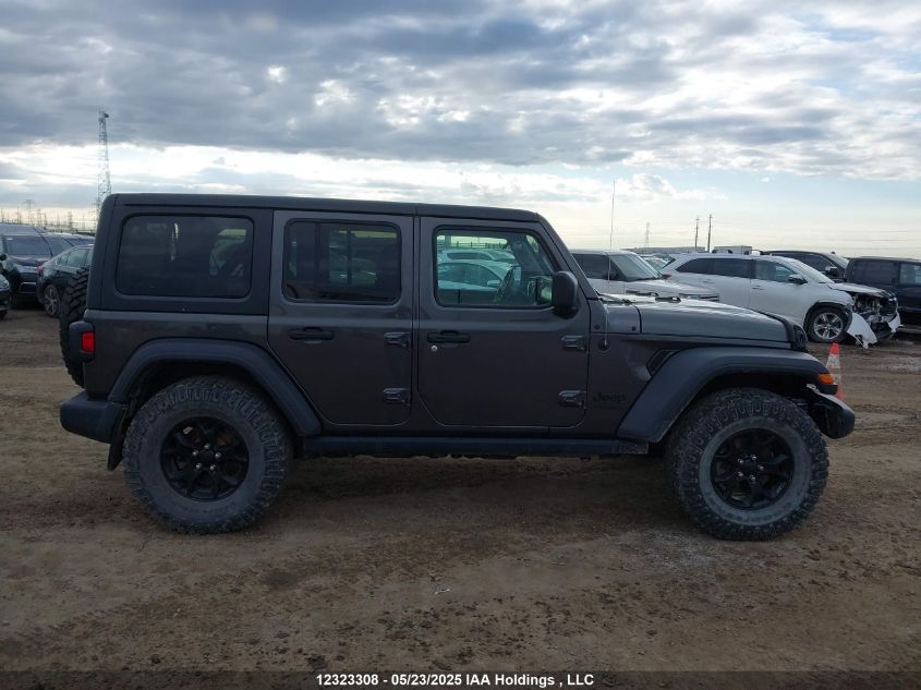 2021 Jeep Wrangler Unlimited Willys VIN: 1C4HJXDN1MW503747 Lot: 12323308