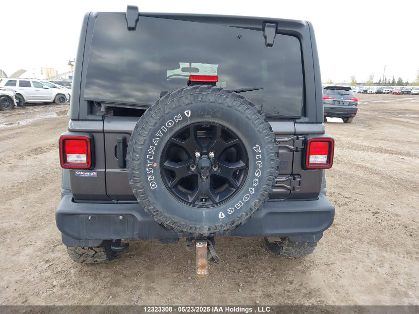 2021 Jeep Wrangler Unlimited Willys VIN: 1C4HJXDN1MW503747 Lot: 12323308